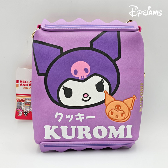 Sanrio Hello Kitty and Friends My Melody & Kuromi Chip Bag Figural Crossbody Bag - Picture 2 of 4